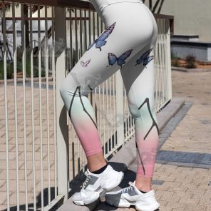 Shinobu Kocho Anime White Women Compression Legging