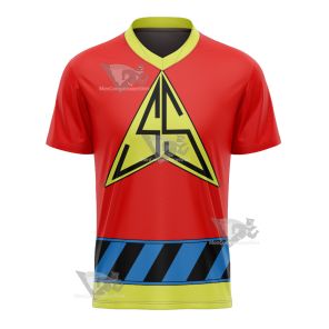 Silver Streak Red And Yellow Cosplay Football Jersey