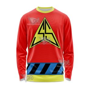 Silver Streak Red And Yellow Cosplay Long Sleeve Shirt