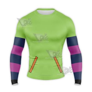 Sk8 The Infinity Miya Chinen Green Long Sleeve Compression Shirt