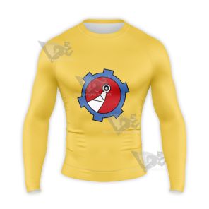 Sk8 The Infinity Reki Yellow Long Sleeve Compression Shirt