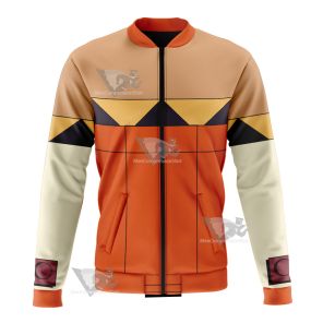 Skullgirls Cerebella Orange Bomber Jacket