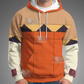 Skullgirls Cerebella Orange Cosplay Hoodie