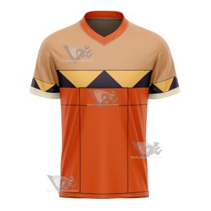 Skullgirls Cerebella Orange Football Jersey