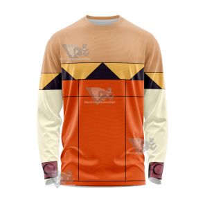 Skullgirls Cerebella Orange Long Sleeve Shirt