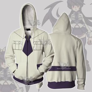 Skullgirls Filia Uniform Cosplay Zip Up Hoodie