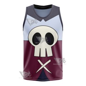 Skullgirls Squigly Skull Basketball Jersey