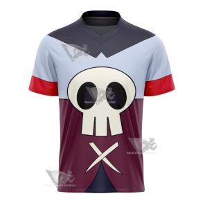 Skullgirls Squigly Skull Football Jersey