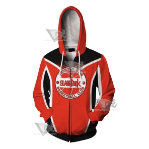 Slam Dunk Shohoku High Cosplay Zip Up Hoodie