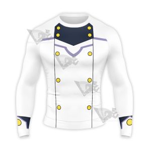 Snow White Shirayuki Coat Long Sleeve Compression Shirt