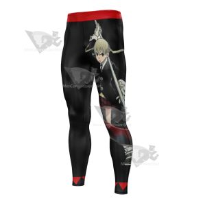 Soul Eater Maka Albarn Black Men Compression Legging