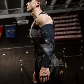 Spider Black Power Black Compression Arm Sleeve