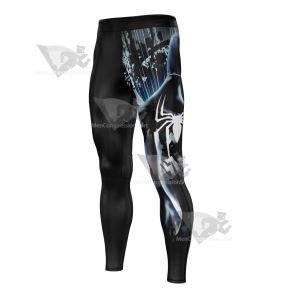 Spider Black Power Black Men Compression Legging