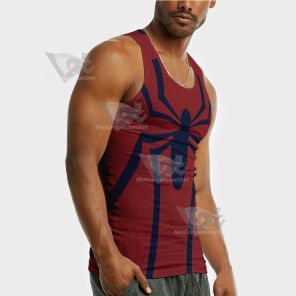 Spider Man 1996 Red Sleeveless Compression Shirt