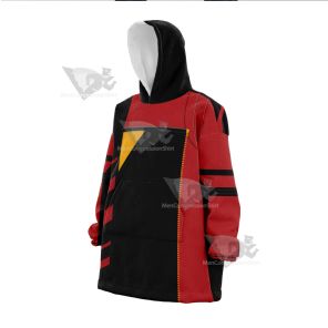 Spider Man Across The Spider Verse Jessica Drew Snug Oversized Blanket Hoodie