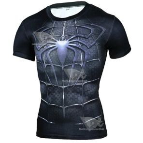 Parker Parker Black Compression Shirt For Men