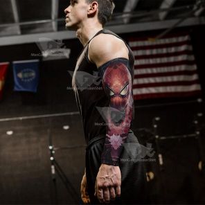 Spider Transformation Red Compression Arm Sleeve