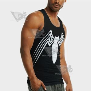 Spiderman Black Sleeveless Compression Shirt