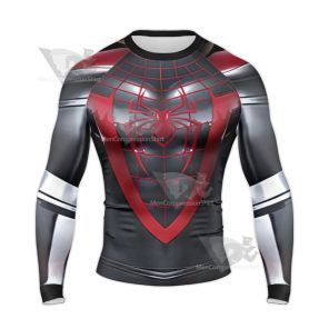 Parker Figure Miles Morales Jumpsuit Long Sleeve Compression Shirt