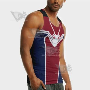 Spiderman Red Blue Sleeveless Compression Shirt