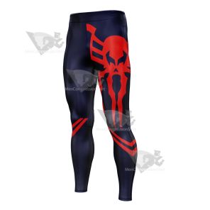 Spierman 2099 Blue Men Compression Legging