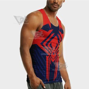 Spierman 2099 Blue Sleeveless Compression Shirt