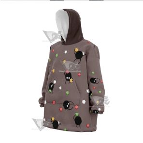 Spirited Away Briquettes Snug Oversized Blanket Hoodie