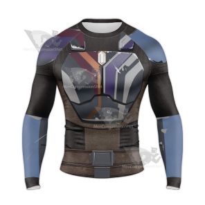 Star Wars Ahsoka Live Action Sabine Long Sleeve Compression Shirt