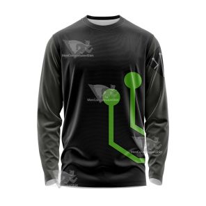 Stretch Armstrong Circuit Stream Green Cosplay Long Sleeve Shirt