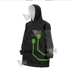 Stretch Armstrong Circuit Stream Green Oversized Blanket Hoodie