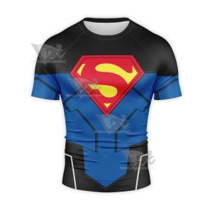 Superboy Conner Kent Do Gooder Short Sleeve Compression Shirt