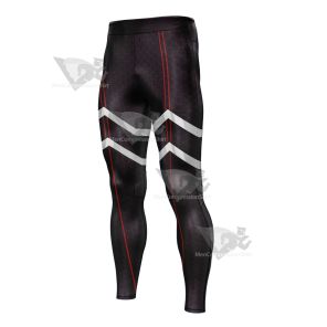 Superhero Wanda Black Mens Compression Legging