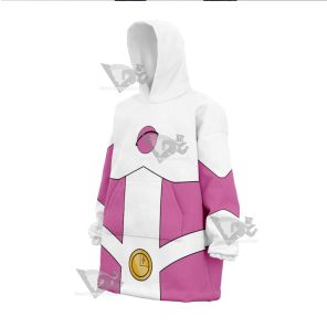 Superheroes Saturn Girl Pink Cosplay Oversized Blanket Hoodie