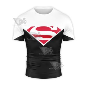 Superman Justice Lords Short Sleeve Compression Shirt