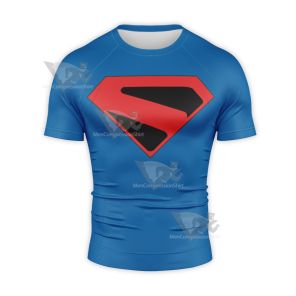 Superman Kingdom Come Short Sleeve Compression Shirt