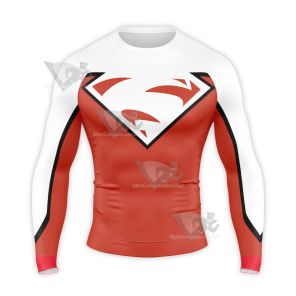 Superman Superwoman Lana Lang Suit Icon Long Sleeve Compression Shirt