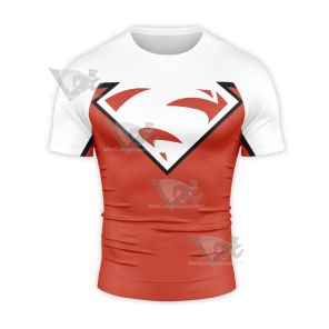 Superman Superwoman Lana Short Sleeve Compression Shirt