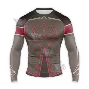 Tales Of Abyss Asch Battle Suit Long Sleeve Compression Shirt