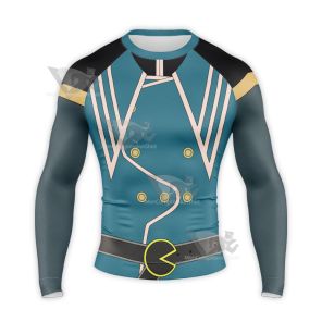 Tales Of Abyss Jade Curtiss Battle Suit Long Sleeve Compression Shirt