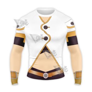 Tales Of Abyss Main Character Battle Suit Long Sleeve Compression Shirt