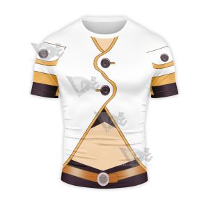 Tales Of Abyss Main Character Short Sleeve Compression Shirt