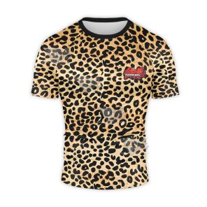 Tekken 8 King Leopard Print Short Sleeve Compression Shirt