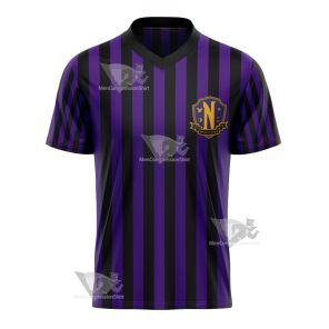 The Addams Family 2022 Wednesday Nevermore Academy Football Jersey