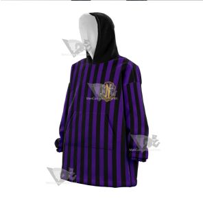 The Addams Family 2022 Wednesday Nevermore Academy Snug Blanket Hoodie