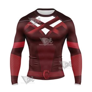 The Boys Season 3 Crimson Long Sleeve Compression Shirt