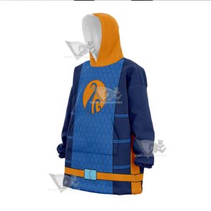 The Deep Antaeus Blue Cosplay Snug Oversized Blanket Hoodie