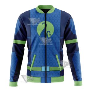 The Deep Fontaine Nekton Green Cosplay Bomber Jacket