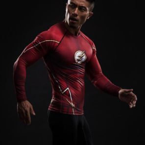 The Flash Classic Compression Long Sleeve Rash Guard