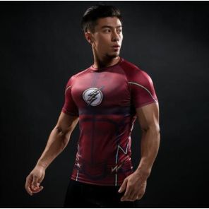 The Flash Classic Compression Short Sleeve Rash Guard