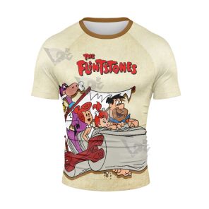 The Flintstones Character Short Sleeve Compression Shirt